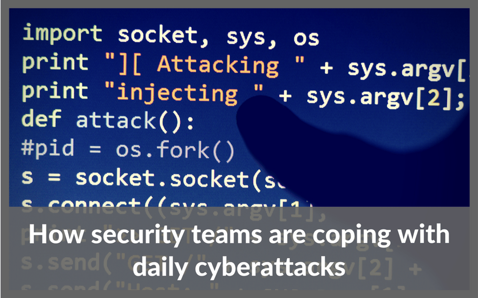 Find out how security teams are coping with daily cyberattacks